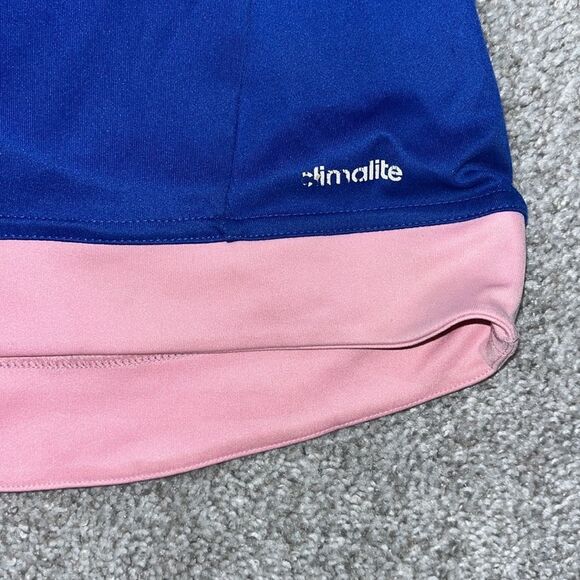 Royal Duke Blue Pink Padded GK Goalie Goal Keeper Jersey Adidas Climalite L Mens - Picture 3 of 4